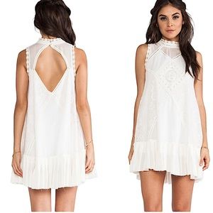 FREE PEOPLE:  Angel Lace Tunic Dress - Size Medium